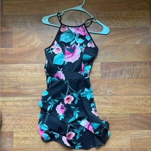 Floral Halter Dress